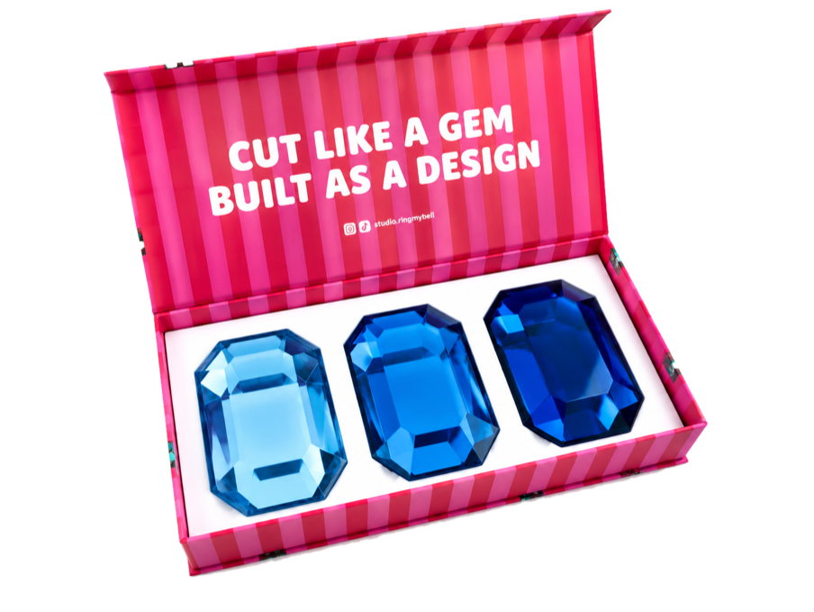 Blue heaven Emerald Gems set