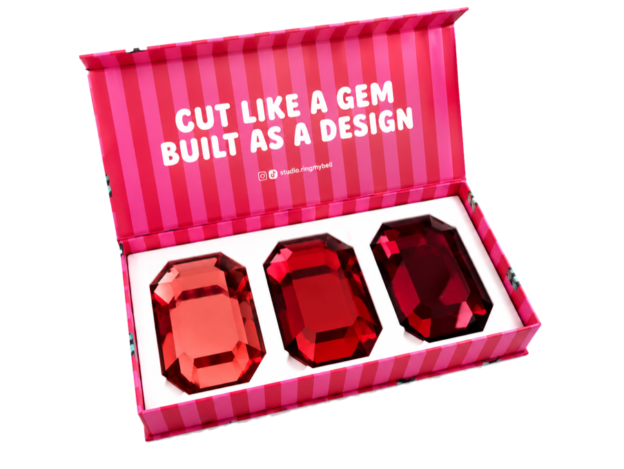 Red Romance Emerald Gems set